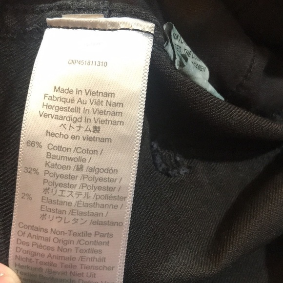 Madewell 10” High-Rise Skinny Exposed Button Fly Black Jeans size 26P - Picture 14 of 14